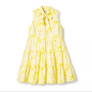 Yellow White Sleeveless Dress Lisa Marie Fernandez 
 Medium Target 100% Cotton